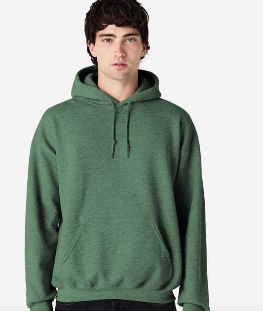 Gildan® Heavy Blend® 18500 Hoodie - HEATHER DARK GREEN