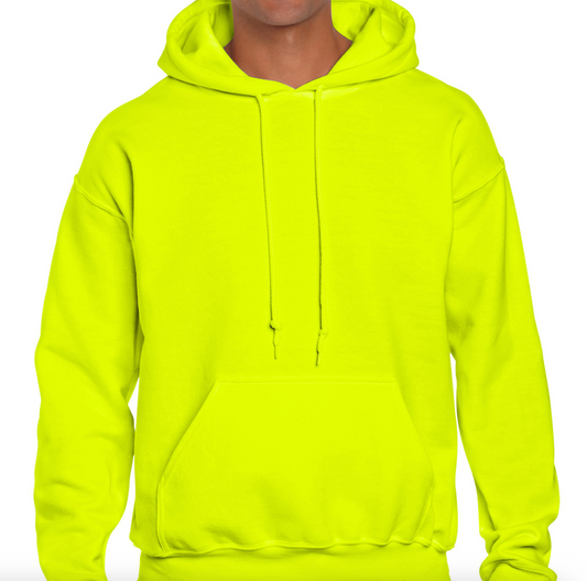 Gildan® Dryblend® 12500 Hoodie - SAFETY GREEN
