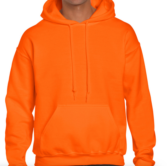 Gildan® Dryblend® 12500 Hoodie - SAFETY ORANGE