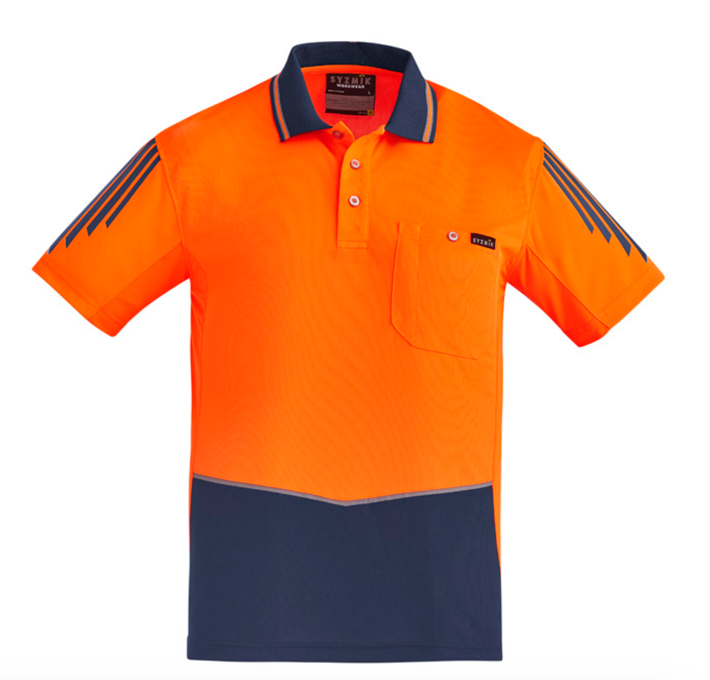 Mens Hi Vis Flux Short & Long Sleeve Polo ZH315 & ZH310
