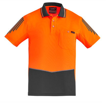 Mens Hi Vis Flux Short & Long Sleeve Polo ZH315 & ZH310