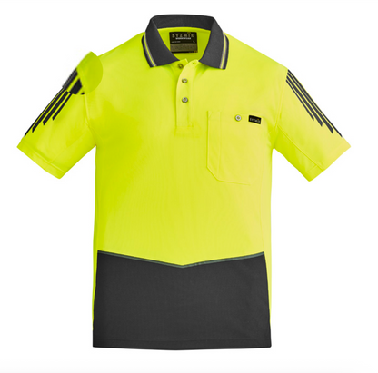Mens Hi Vis Flux Short & Long Sleeve Polo ZH315 & ZH310