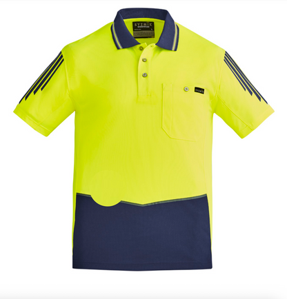 Mens Hi Vis Flux Short & Long Sleeve Polo ZH315 & ZH310