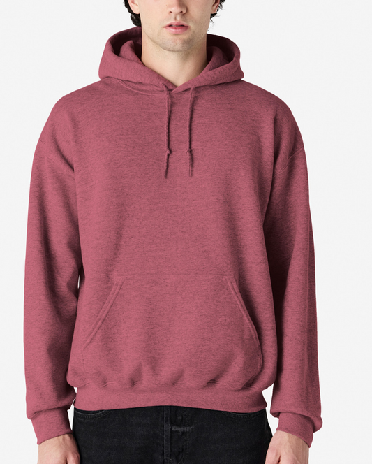 Gildan® Heavy Blend® 18500 Hoodie - HEATHER DARK MAROON