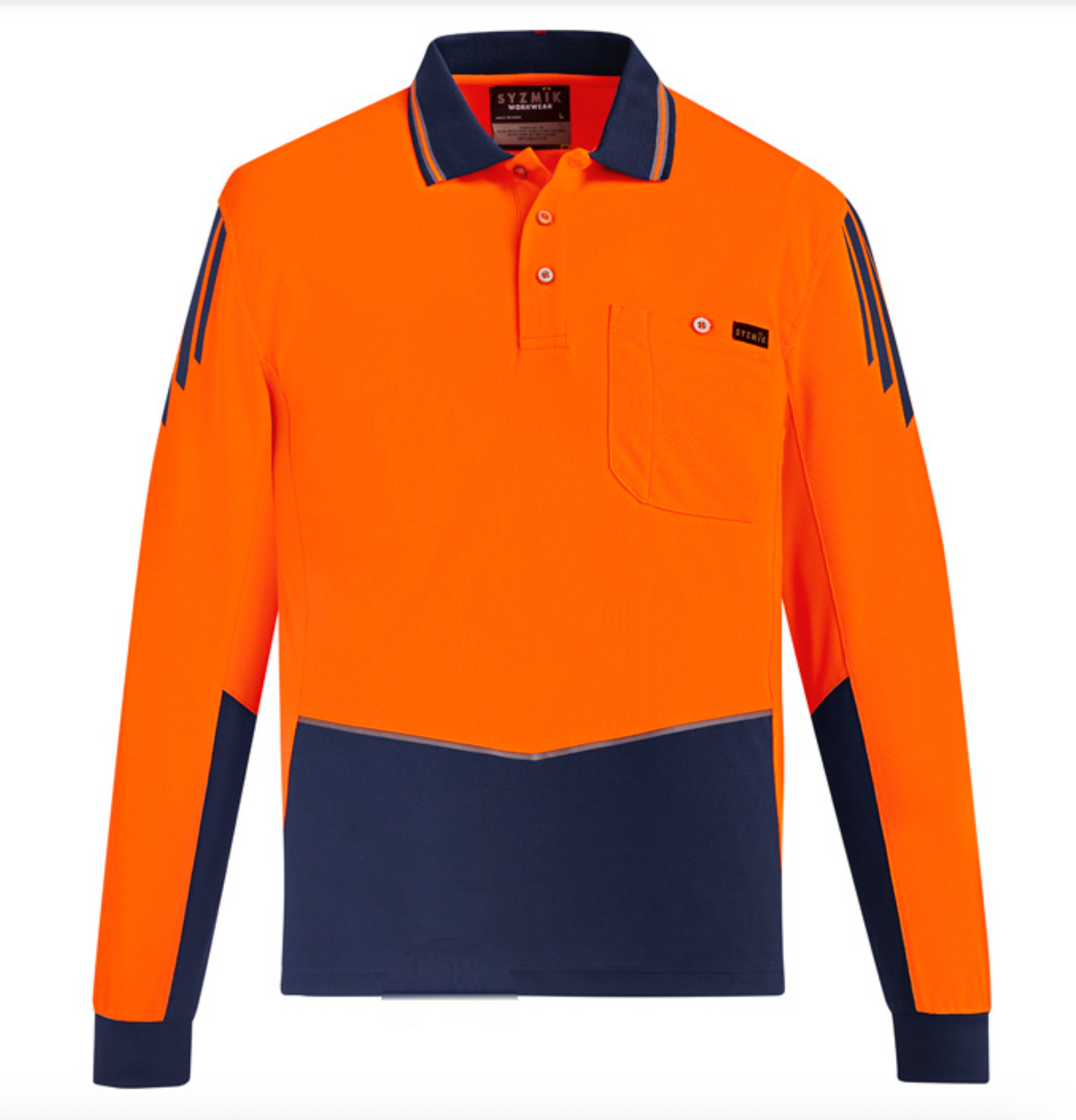 Mens Hi Vis Flux Short & Long Sleeve Polo ZH315 & ZH310