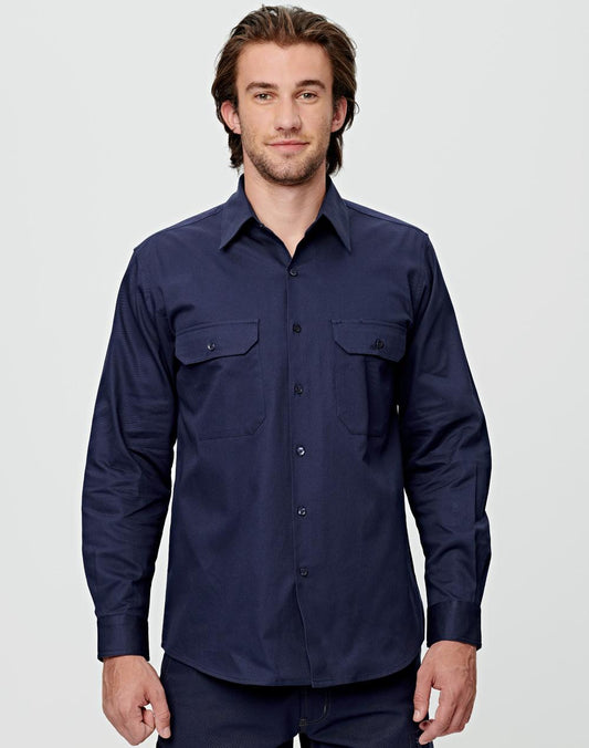 Drill Shirt Pocket Pen Holder L/S