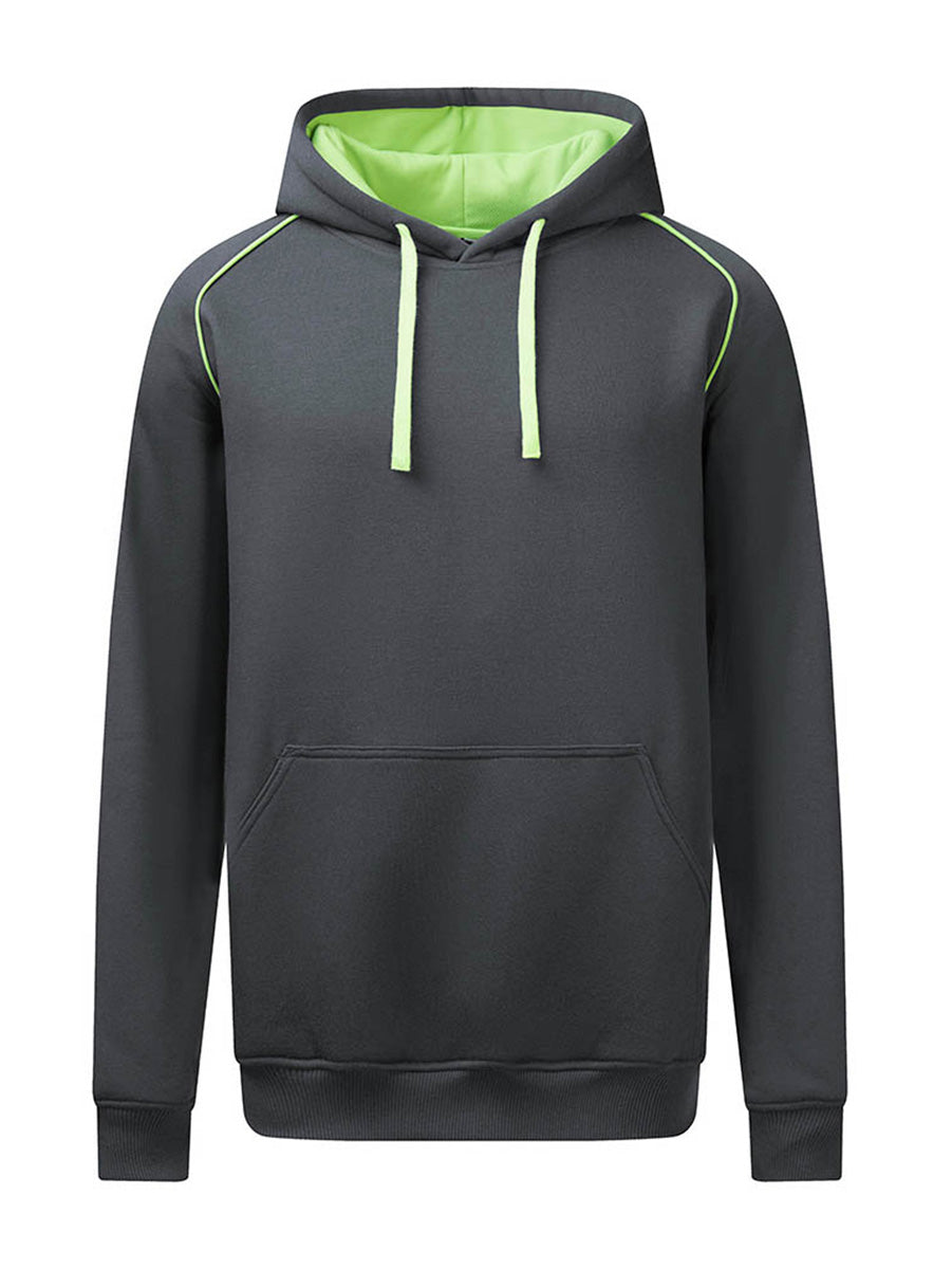 Inner Hood Contrast Fleecy Hoodie CJ2408