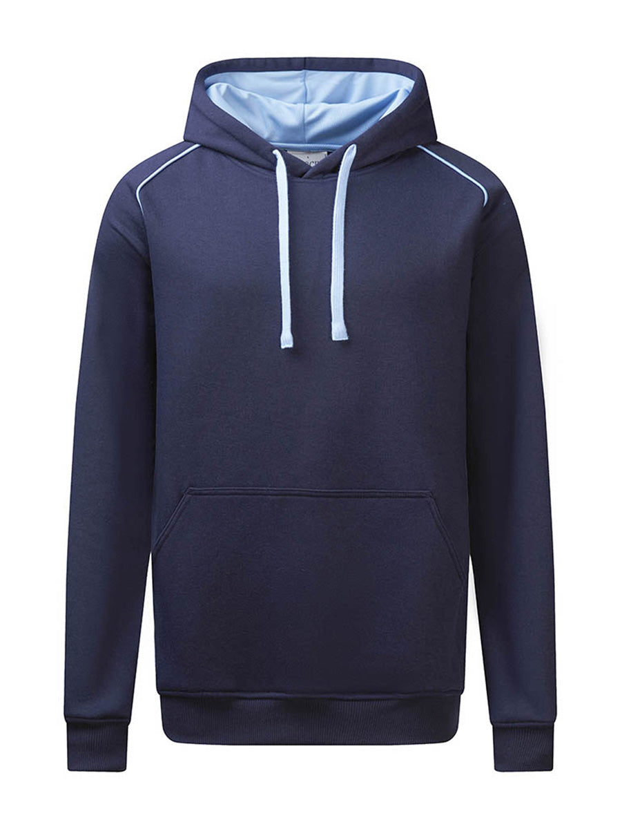 Inner Hood Contrast Fleecy Hoodie CJ2408