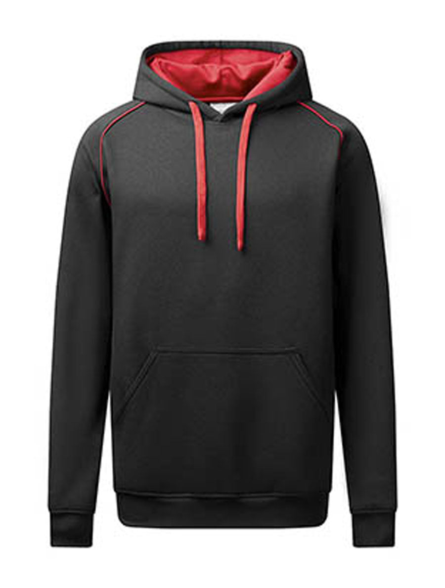 Inner Hood Contrast Fleecy Hoodie CJ2408
