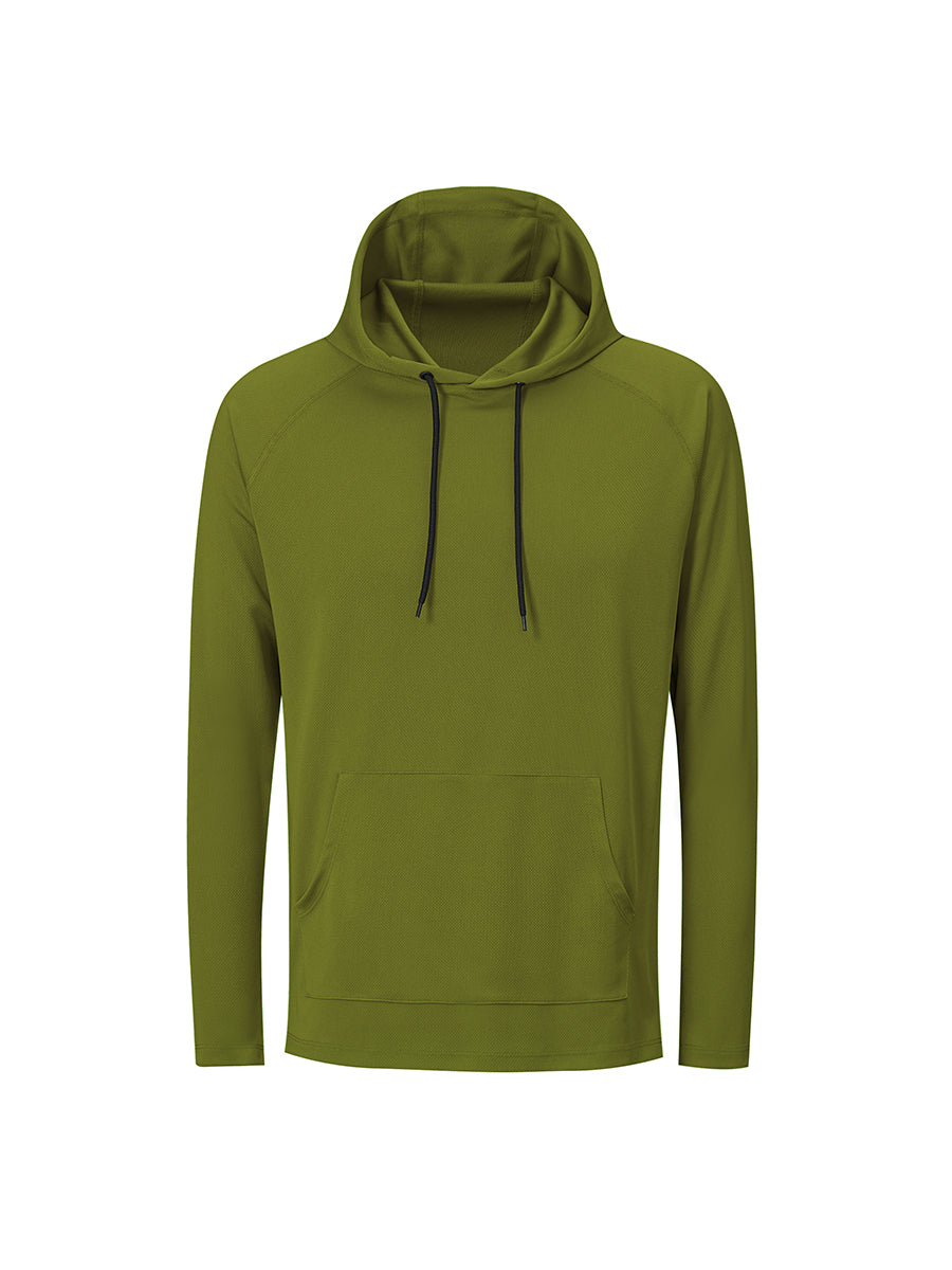 Hooded Long Sleeve Poly Fishing Shirt