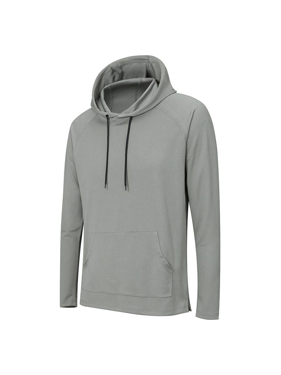 Hooded Long Sleeve Poly Fishing Shirt