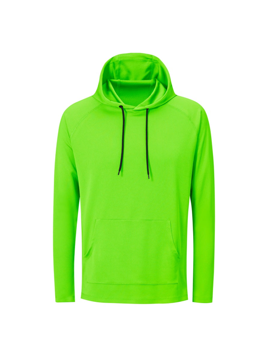 Hooded Long Sleeve Poly Fishing Shirt