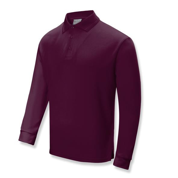 Unisex Kids Sun Smart Long Sleeve Polo - CP1633