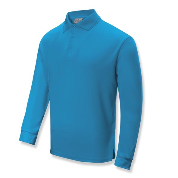 Unisex Kids Sun Smart Long Sleeve Polo - CP1633