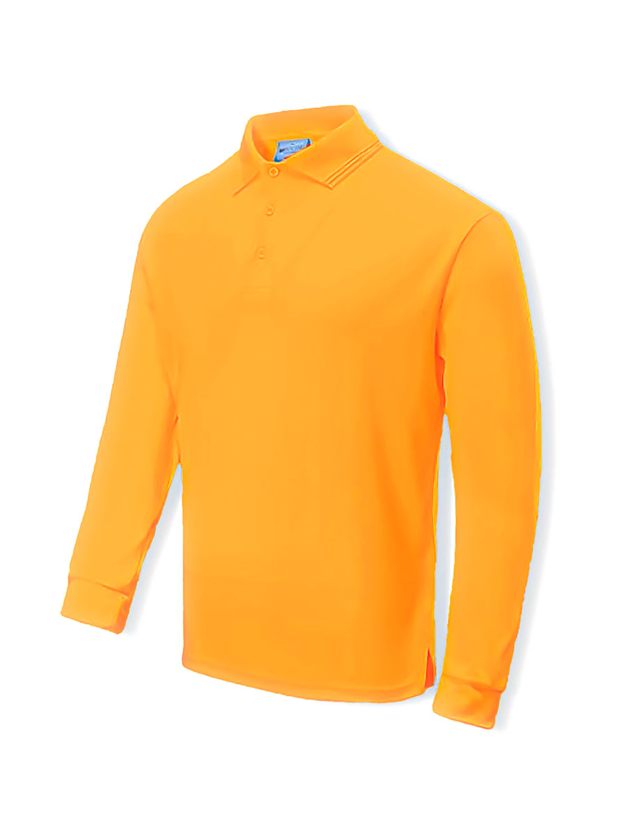 Unisex Kids Sun Smart Long Sleeve Polo - CP1633