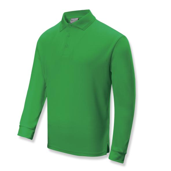 Unisex Kids Sun Smart Long Sleeve Polo - CP1633