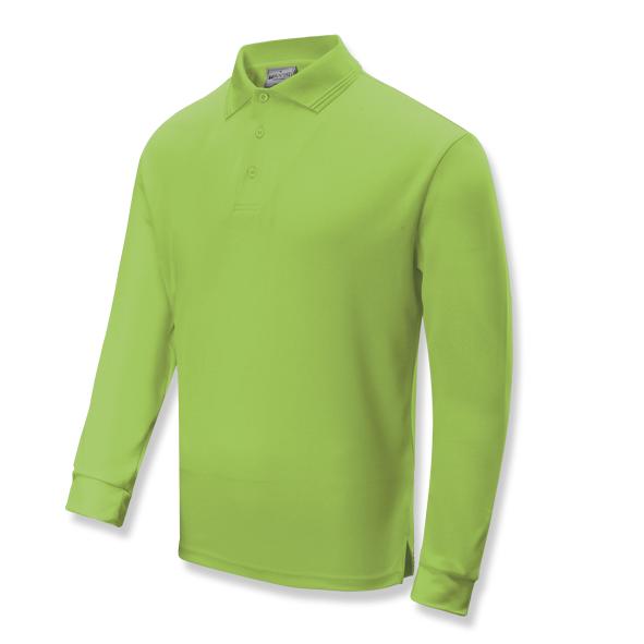 Unisex Kids Sun Smart Long Sleeve Polo - CP1633