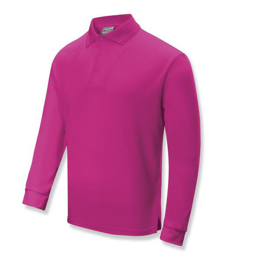 Unisex Kids Sun Smart Long Sleeve Polo - CP1633