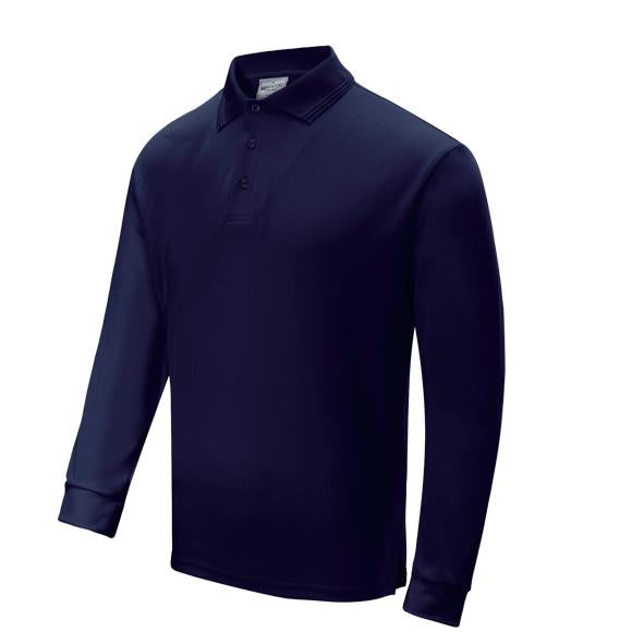 Unisex Kids Sun Smart Long Sleeve Polo - CP1633