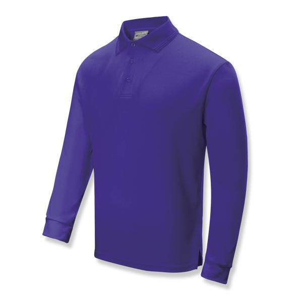 Unisex Kids Sun Smart Long Sleeve Polo - CP1633