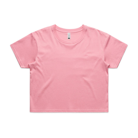 AS4062 WO'S CROP TEE (XSM - MED)