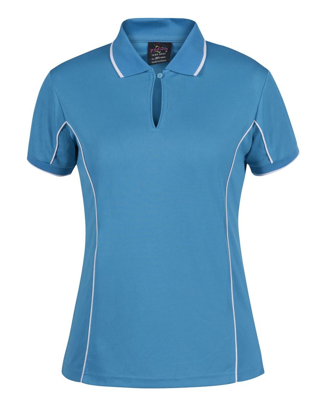 Podium Ladies Piping Polo (7LPI) - (size 18 - 24)